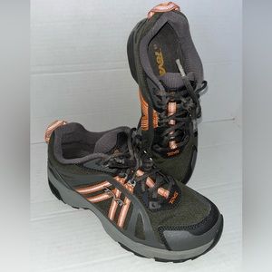 TEVA Hiking Walking Shoes Womens size 8 flex zone spider gray orange
